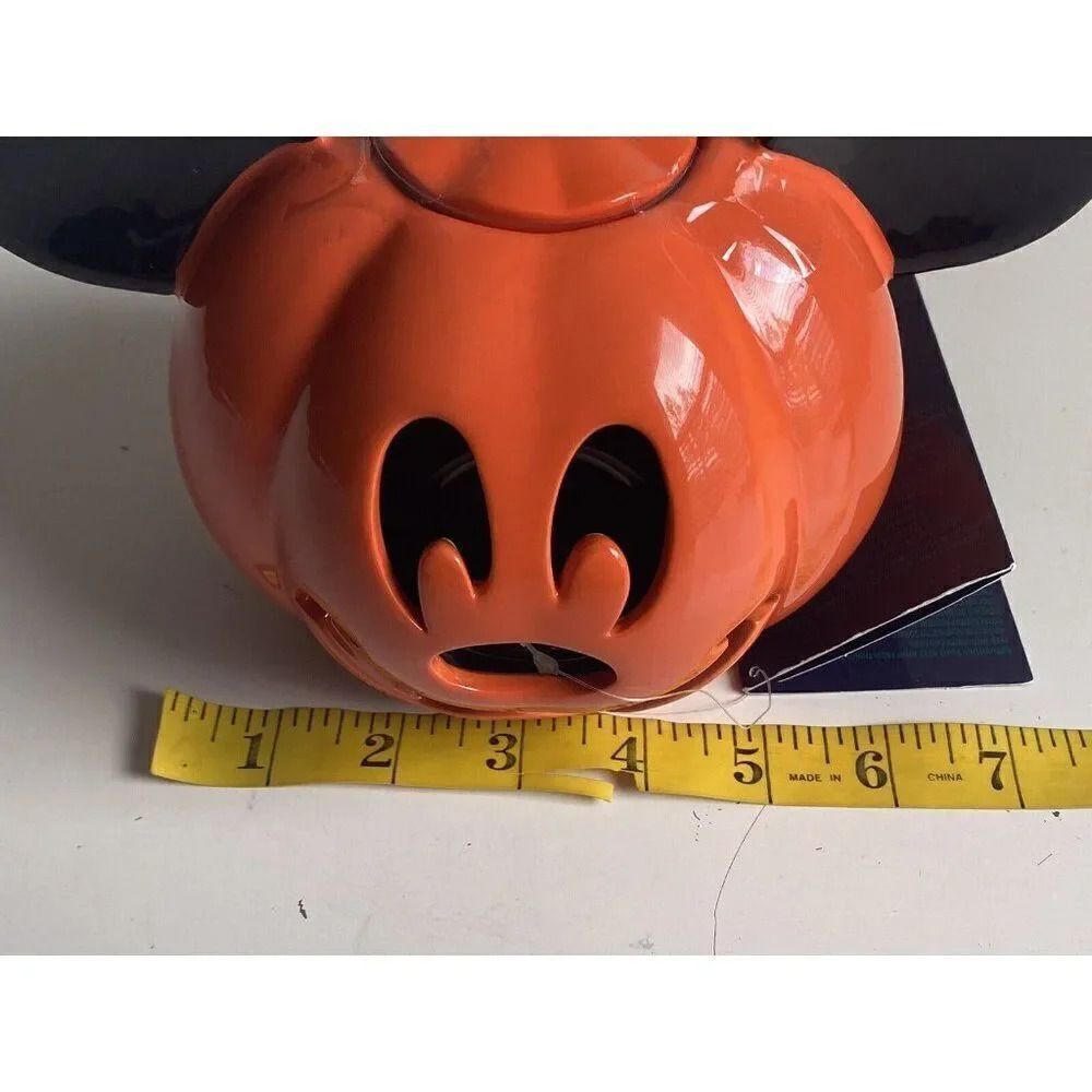 Disney Parks Mickey Mouse Halloween Pumpkin Votive Candle Holder Ceramic NEW‎ - Picture 11 of 13